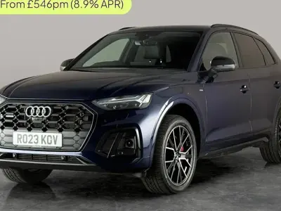 Begagnad Audi Q5 Design 299 HK (219 kW) 2023 Blå SUV