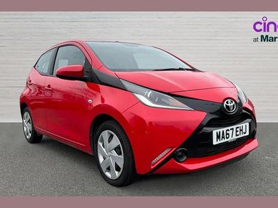 Used Toyota Aygo X-play 69 HP (50 kW) 2017 Red Hatchback