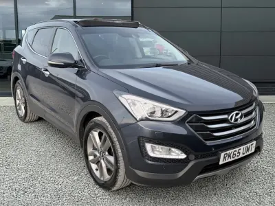 Used Hyundai Santa Fe Premium SE 200 HP (147 kW) 2015 Blue SUV