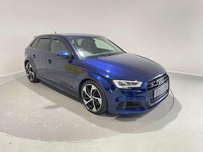Begagnad Audi S3 Sportback Black Edition 2019 Blå Halvkombi