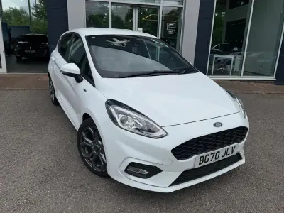 Used Ford Fiesta ST-Line 123 HP (90 kW) 2020 White Hatchback