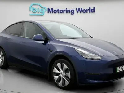 Used Tesla Model Y Long Range AWD 378 kW (514 HP) 2022 Blue SUV
