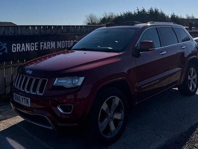 Used Jeep Grand Cherokee Overland 243 HP (178 kW) 2015 Red SUV
