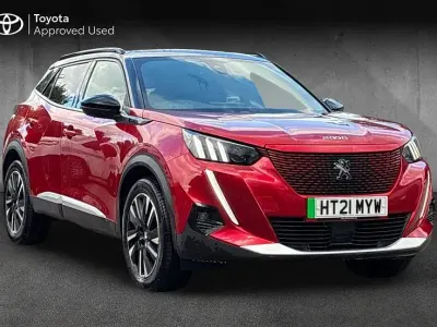 Used Peugeot e-2008 GT-line 100 kW (136 HP) 2021 Red SUV