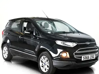 Used Ford Ecosport Zetec 95 HP (69 kW) 2016 Black SUV