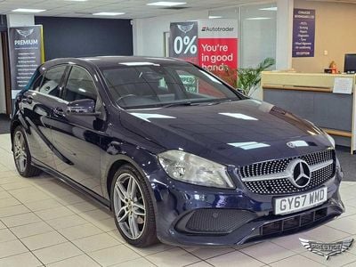 Blue Used 2017 Mercedes A180 AMG line Hatchback | £12,295 (Fair price)