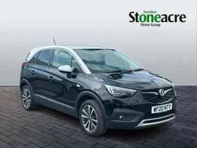 Used Vauxhall Crossland X Elite 128 HP (94 kW) 2020 Black SUV
