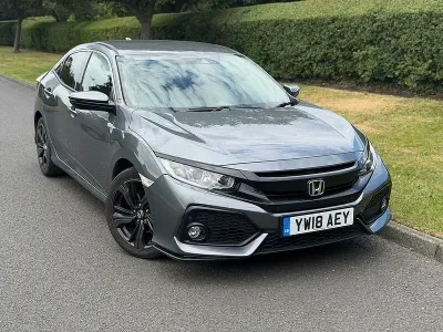 Used Honda Civic SR 126 HP (92 kW) 2018 Grey Hatchback