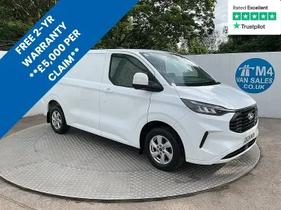 Used Ford Transit Custom Limited 136 HP (100 kW) 2024 Frozen white (solid colour)
