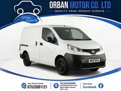 Used Nissan NV200 Acenta 90 HP (66 kW) 2018 White MPV