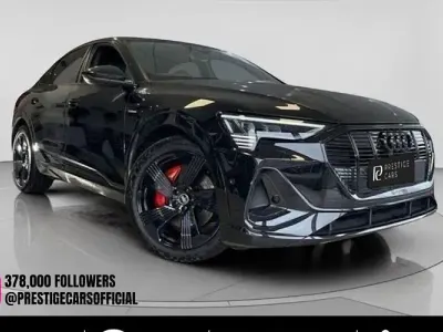 Used Audi e-tron Sportback S-Line 300 kW (408 HP) 2021 Black SUV