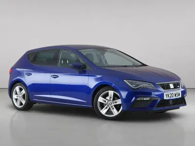 Used Seat Leon FR 150 HP (110 kW) 2020 Blue Hatchback