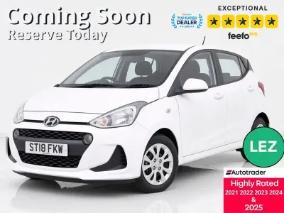 Used Hyundai i10 SE 67 HP (49 kW) 2018 White Hatchback