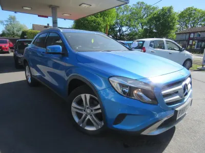 Used Mercedes GLA220 170 HP (125 kW) 2015 Blue SUV
