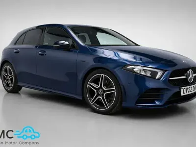 Used Mercedes A180 Executive 136 HP (100 kW) 2022 Blue Hatchback