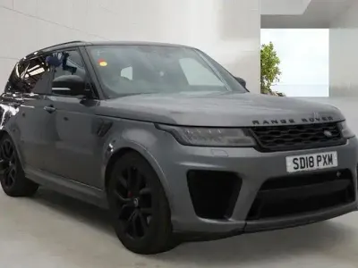 Used Land Rover Range Rover Sport SVR 575 HP (422 kW) 2018 Grey SUV