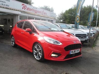 White Used 2018 Ford Fiesta ST-Line Hatchback | £6,495 (Fair price)