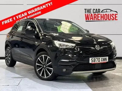 Used Vauxhall Grandland X Elite 130 HP (95 kW) 2021 Black SUV