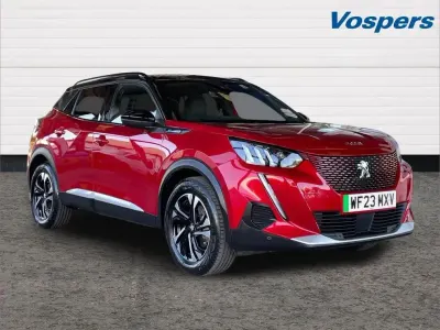 Used Peugeot e-2008 GTi 100 kW (136 HP) 2023 Red SUV
