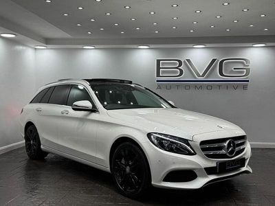White Used 2015 Mercedes C350e Premium Plus Estate | £9,994 (Fair price)