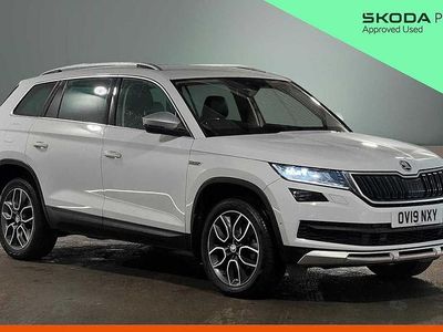 Used Skoda Kodiaq 110 HP (80 kW) 2019 Moon white metallic SUV