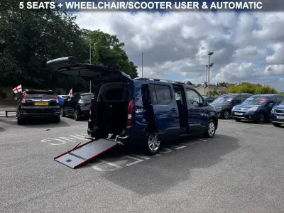 Used Peugeot Rifter Allure 131 HP (96 kW) 2021 Blue MPV