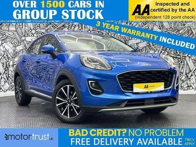 Blue Used 2021 Ford Puma Titanium SUV | £13,195 (Good price)