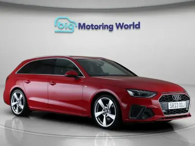 Used Audi A4 S-Line 150 HP (110 kW) 2023 Red Estate