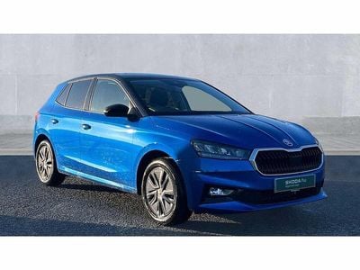 Blue Used 2025 Skoda Fabia Design Edition Hatchback | £16,390 (Fair price)