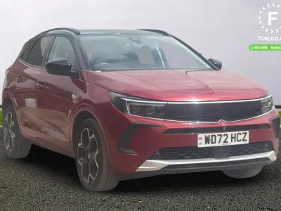 Used Vauxhall Grandland X Ultimate 130 HP (95 kW) 2022 Red SUV