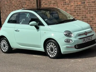 Used Fiat 500 Lounge 69 HP (50 kW) 2017 Green Hatchback