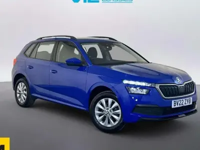 Used Skoda Kamiq 95 HP (69 kW) 2022 Blue SUV