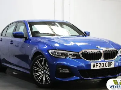 Used BMW 330e M Sport 292 HP (214 kW) 2020 Portimao blue Sedan