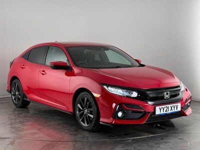 Red Used 2021 Honda Civic Sport Hatchback | £16,900 (Fair price)