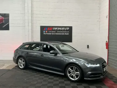 Usado Audi A6 S-Line 190 CV (139 kW) 2017 Gris Familiar