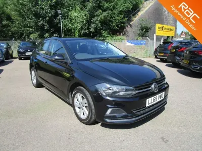 Used VW Polo SE 95 HP (69 kW) 2019 Black Hatchback