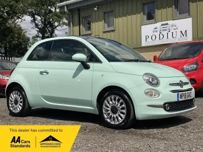 Used Fiat 500 Lounge 69 HP (50 kW) 2018 Green Hatchback