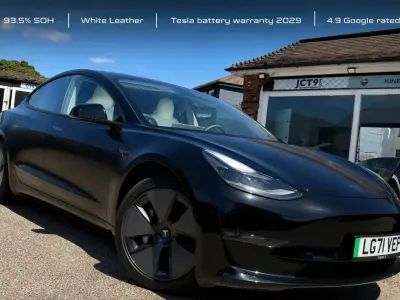 Used Tesla Model 3 Long Range AWD 366 kW (498 HP) 2021 Black Sedan