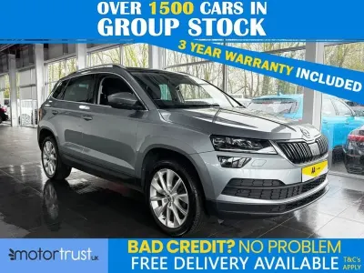 Używany Skoda Karoq SE L 115 KM (84 kW) 2018 Szary SUV