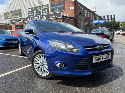 Used Ford Focus Zetec 2014 Blue Hatchback