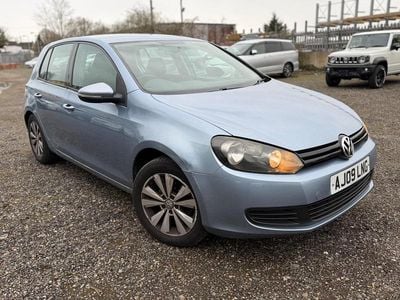 Used VW Golf VI S 2009 Blue Hatchback