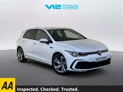 Used VW Golf VIII R-line 150 HP (110 kW) 2022 White Hatchback