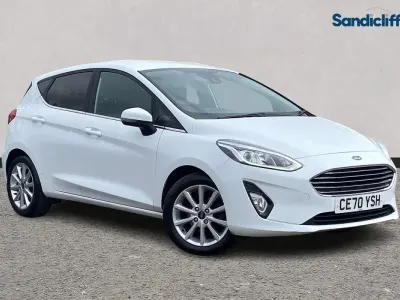 Used Ford Fiesta Titanium 95 HP (69 kW) 2020 White Hatchback
