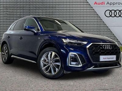 Blue Used 2022 Audi Q5 S-Line SUV | £29,399 (Good price)