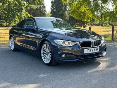 Used BMW 420 Coupé Luxury Line 184 HP (135 kW) 2017 Blue Coupe