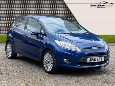 Usado Ford Fiesta Titanium 96 HP (70 kW) 2010 Azul Citadino