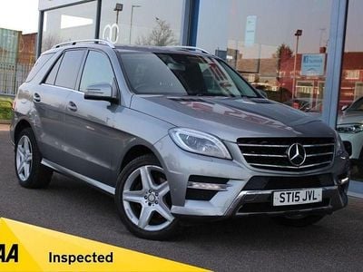 Used Mercedes ML250 AMG line 204 HP (150 kW) 2015 Silver SUV