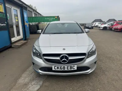 Used Mercedes CLA220 177 HP (130 kW) 2018 Silver Coupe