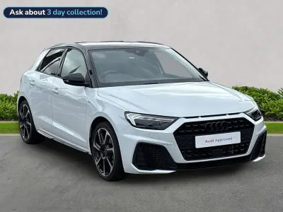 Used Audi A1 Sportback Black Edition 116 HP (85 kW) 2024 White Hatchback