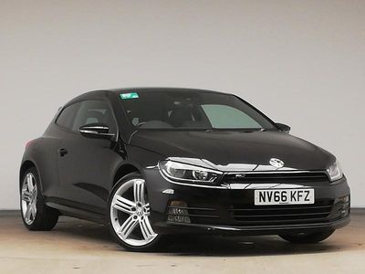 Used VW Scirocco R-line 150 HP (110 kW) 2017 Black Coupe